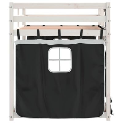 vidaXL Lit superposé sans matelas 80x200 cm bois de pin massif