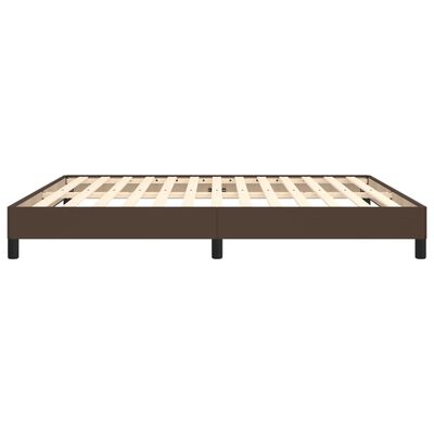 vidaXL Cadre de lit sans matelas marron 180x200 cm similicuir