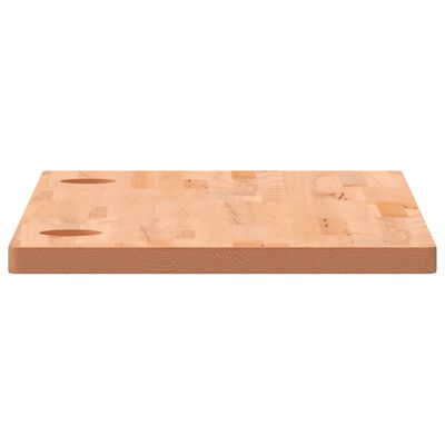 vidaXL Dessus de bureau 100x50x2,5 cm bois massif de hêtre