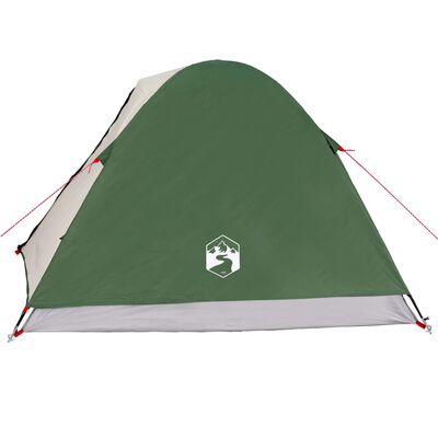 vidaXL Tente de camping à dôme 3 personne vert imperméable