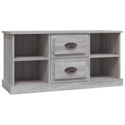 vidaXL Meuble TV sonoma gris 99,5x35,5x48 cm bois d'ingénierie