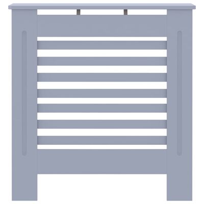 vidaXL Cache-radiateur MDF Gris 78 cm