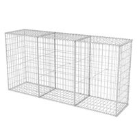 vidaXL Panier de gabion Acier galvanisé 200x50x100 cm