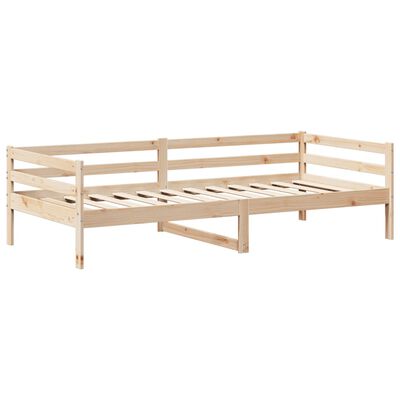 vidaXL Lit de jour avec toit sans matelas 90x200 cm bois massif