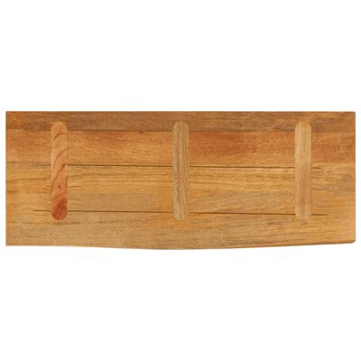 vidaXL Dessus de table à bord vivant 90x20x2,5 cm bois massif manguier