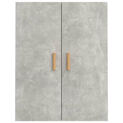 vidaXL Armoire murale suspendue Gris béton 69,5x34x90 cm