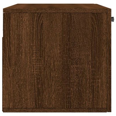 vidaXL Armoire murale chêne marron 80x36,5x35 cm bois d'ingénierie