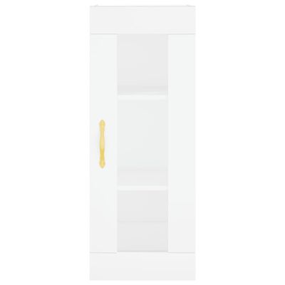 vidaXL Armoire murale blanc 34,5x34x90 cm