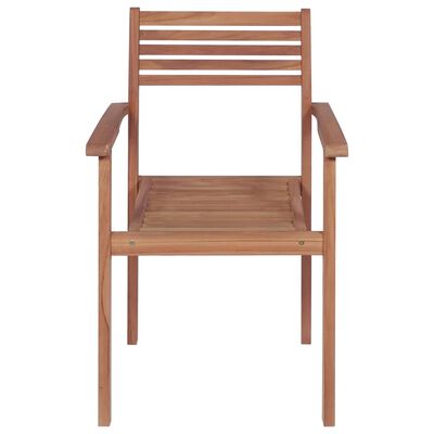 vidaXL Chaises de jardin lot de 2 et coussins beige Bois teck massif