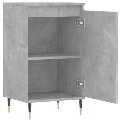 vidaXL Buffet gris béton 40x35x70 cm bois d'ingénierie