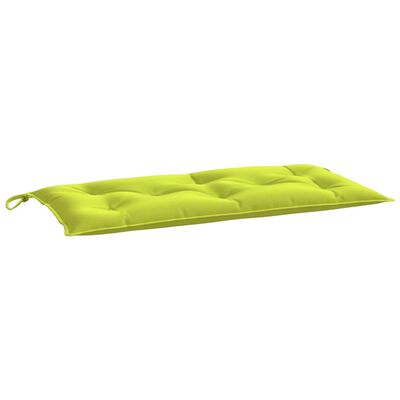 vidaXL Coussin de banc de jardin vert brillant 100x50x7cm tissu oxford