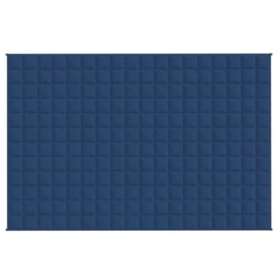 vidaXL Couverture lestée Bleu 122x183 cm 5 kg Tissu