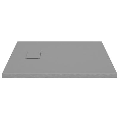 vidaXL Receveur de douche SMC Gris 80x80 cm