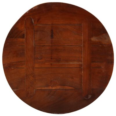 vidaXL Dessus de table Ø 60x2,5 cm rond bois massif de récupération