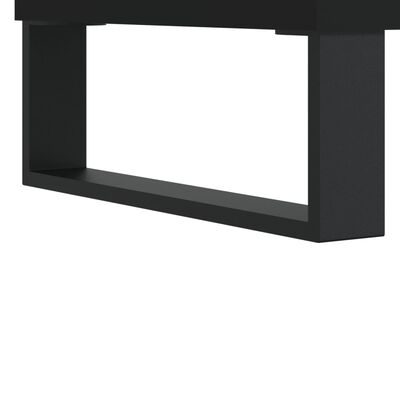 vidaXL Meuble TV Noir 100x35x55 cm Bois d'ingénierie