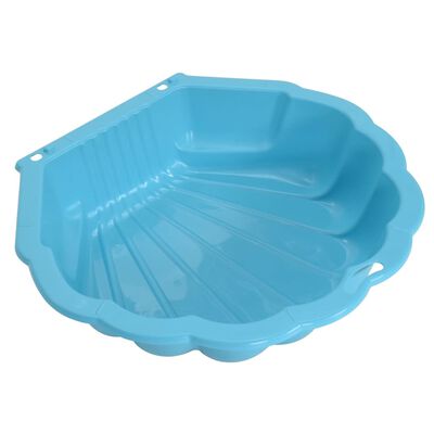 vidaXL Bacs à sable 2 pcs Bleu 77x87x21 cm Plastique