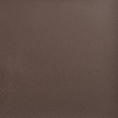 vidaXL Coussin de tête de lit marron 120 cm similicuir