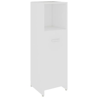 vidaXL Ensemble de meubles de salle de bain 3pcs Blanc Bois ingénierie