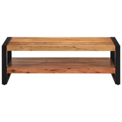 vidaXL Table basse 120x55x40 cm bois massif d'acacia