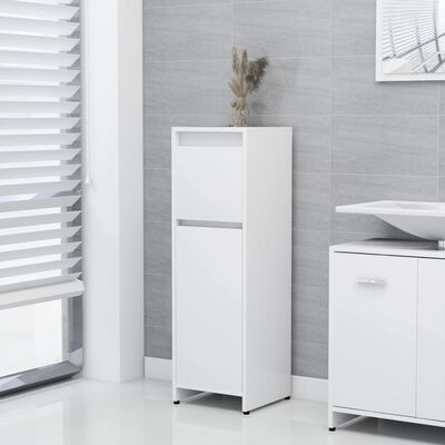 vidaXL Ensemble de meubles de bain 3 pcs Blanc Bois d'ingénierie