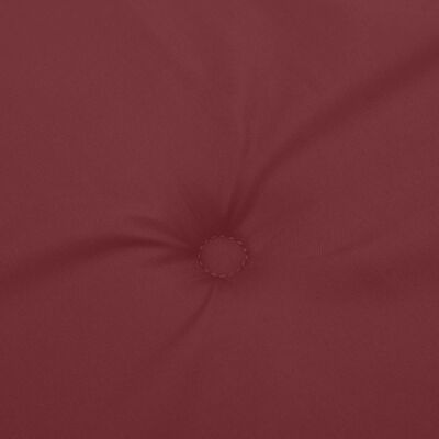 vidaXL Coussin de chaise longue rouge bordeaux mélangé (75+105)x50x3cm