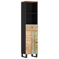 vidaXL Armoire de salle de bain 38x33x160 cm bois massif récupération