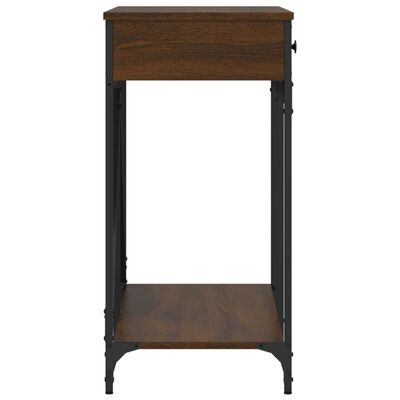 vidaXL Table console chêne marron 100x39x78,5 cm bois d'ingénierie