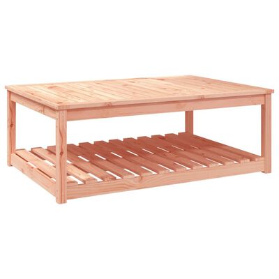 vidaXL Table de jardin 121x82,5x45 cm bois massif de douglas