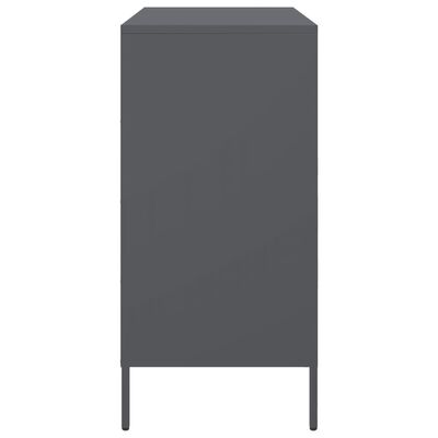 vidaXL Buffet anthracite 68x39x79 cm acier