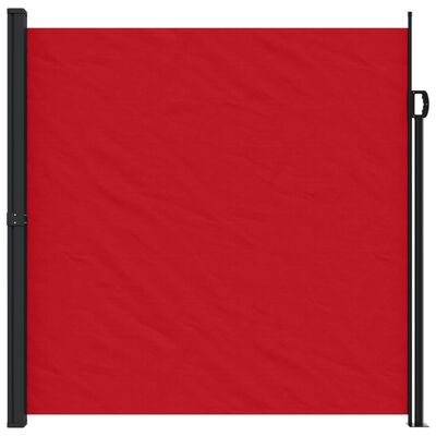 vidaXL Auvent latéral rétractable rouge 200x300 cm