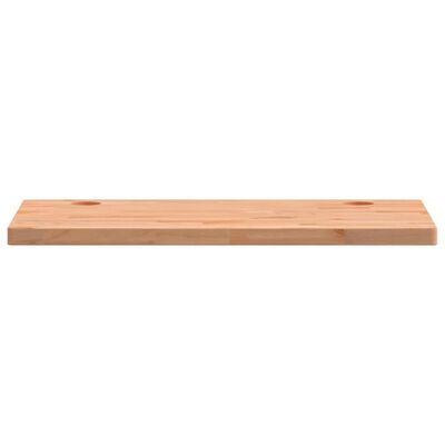 vidaXL Dessus de bureau 100x60x4 cm bois massif de hêtre