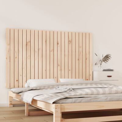 vidaXL Tête de lit murale 147x3x90 cm Bois massif de pin