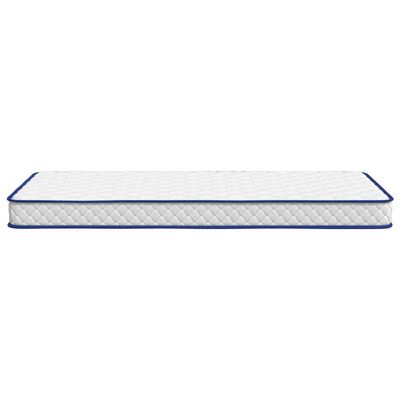 vidaXL Matelas en mousse à mémoire de forme blanc 100x200x17 cm