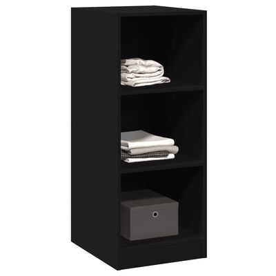 vidaXL Garde-robe noir 48x41x102 cm bois d'ingénierie