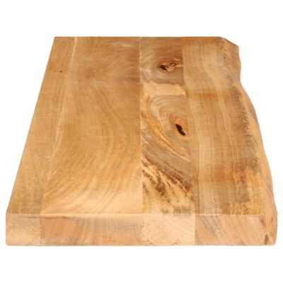 vidaXL Dessus de table à bord vivant 110x30x2,5cm bois massif manguier