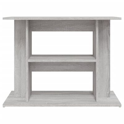 vidaXL Support pour aquarium sonoma gris 80x35x60 cm bois d'ingénierie