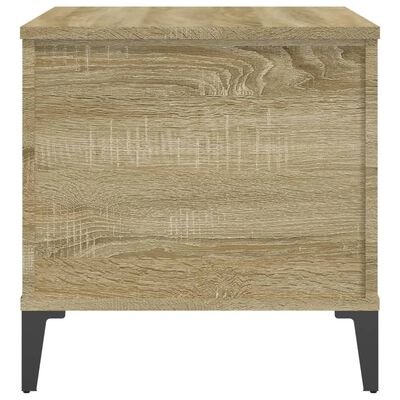 vidaXL Table basse Chêne sonoma 60x44,5x45 cm Bois d'ingénierie