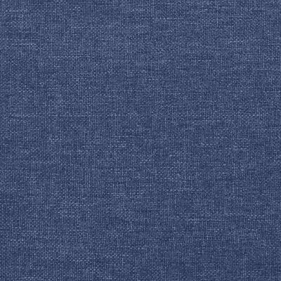vidaXL Tête de lit à LED Bleu 163x16x78/88 cm Tissu