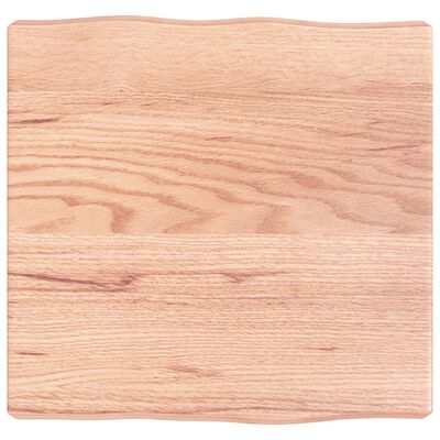 vidaXL Dessus de table bois massif traité bordure assortie