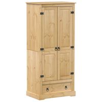 vidaXL Garde-robe Corona 76x50x170 cm bois de pin massif