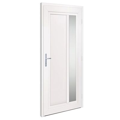 vidaXL Porte d'entrée anthracite 98x208 cm PVC