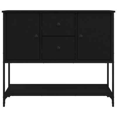 vidaXL Buffet noir 100x36x85 cm bois d'ingénierie