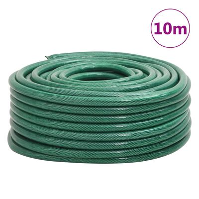 vidaXL Tuyau d'arrosage vert 1" 10 m PVC