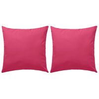 vidaXL Oreillers d'extérieur 2 pcs 45 x 45 cm Rose