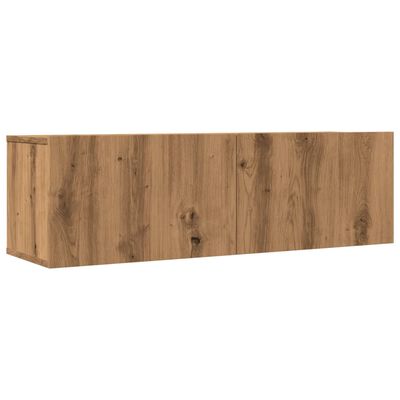 vidaXL Meubles TV muraux 2 pcs chêne artisanal 100x30x30 cm