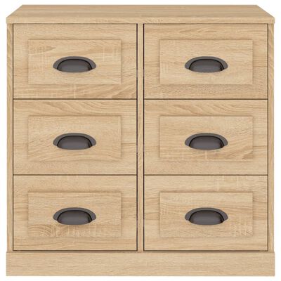 vidaXL Buffet chêne sonoma 70x35,5x67,5 cm bois d'ingénierie