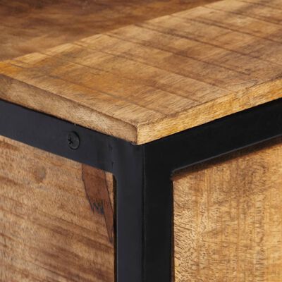 vidaXL Table de chevet 40x35x40 cm bois de manguier massif