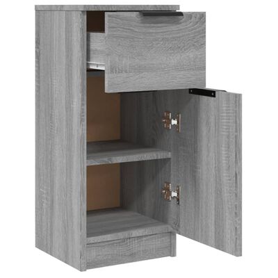 vidaXL Buffet Sonoma gris 30x30x70 cm Bois d'ingénierie