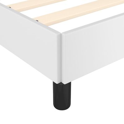 vidaXL Cadre de lit sans matelas blanc 180x200 cm similicuir