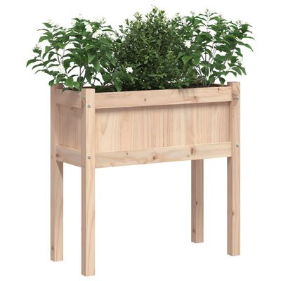 vidaXL Jardinières avec pieds 70x31x70 cm bois de pin massif